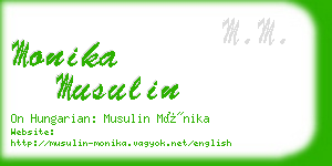 monika musulin business card